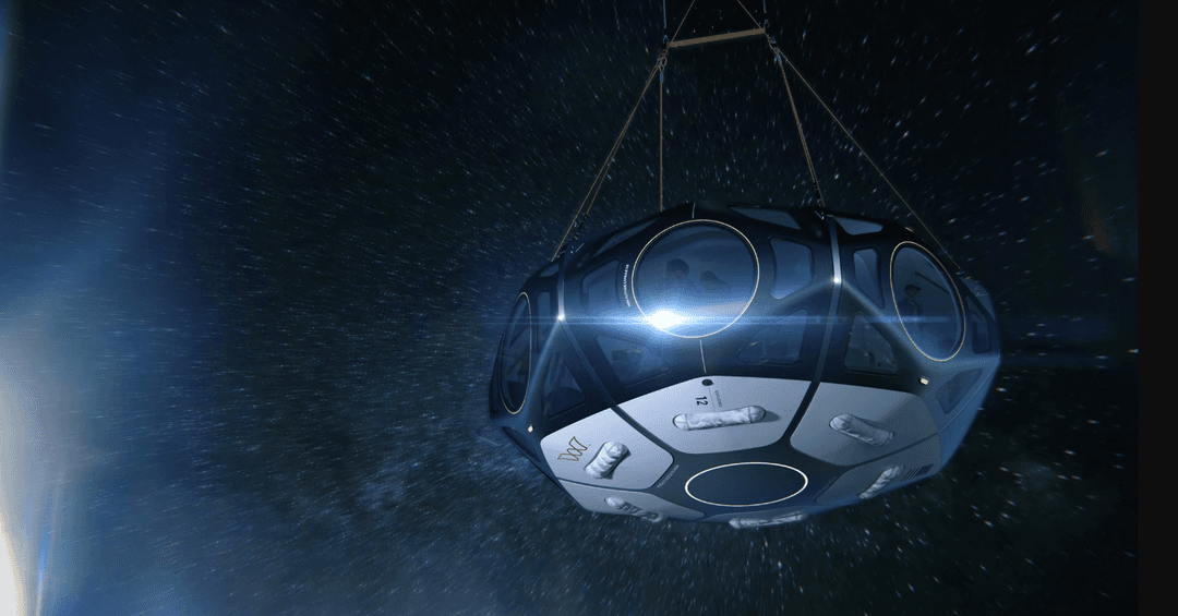 Capsule for human flights designed by PriestmanGoode 